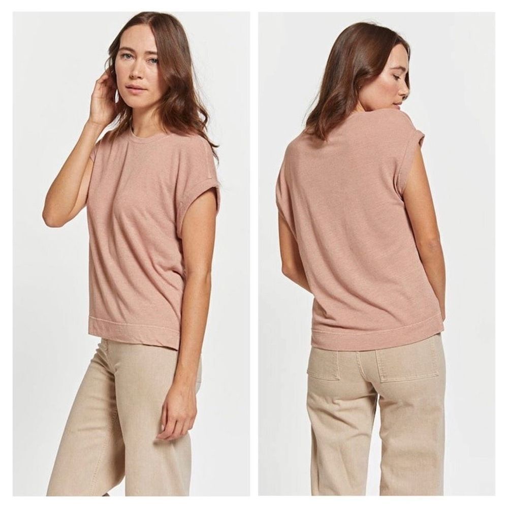 Thread & Supply Dusty Rose Short Sleeve Tee